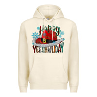 Tofu happy yeehawliday Premium Hoodie - CowhideDigitalArt