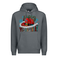 Rock happy yeehawliday Premium Hoodie - CowhideDigitalArt