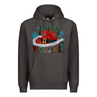 Smoke happy yeehawliday Premium Hoodie - CowhideDigitalArt