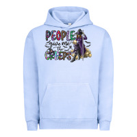Pigment Grape Ice people give me the creeps Urban Hoodie - CowhideDigitalArt