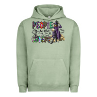 Pigment Oil Green people give me the creeps Urban Hoodie - CowhideDigitalArt