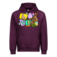 Mauve Wine Love Easter Day Urban Hoodie - CowGirlArtShop