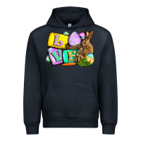 Navy Love Easter Day Urban Hoodie - CowGirlArtShop