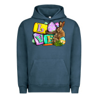 Pigment Midnight Navy Love Easter Day Urban Hoodie - CowGirlArtShop