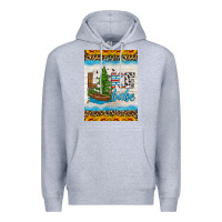 Heather Grey lake babe air freshener Premium Hoodie - HRA Design Shop