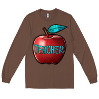Chestnut apple teacher Long Sleeve Tee - BarkalooDesign