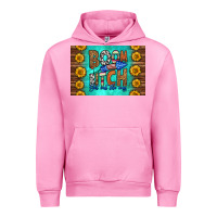 Fuchsia Pink boom bitch get out the way skinny metal can holder Urban Hoodie - HRA Design Shop