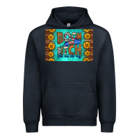 Navy boom bitch get out the way skinny metal can holder Urban Hoodie - HRA Design Shop