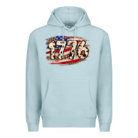 Blue Mist 4th of July 1776 Premium Hoodie - Neo Western