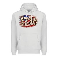 Dove Grey 4th of July 1776 Premium Hoodie - Neo Western