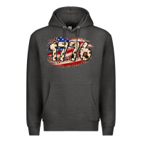 Charcoal Heather 4th of July 1776 Premium Hoodie - Neo Western