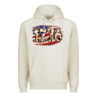 Oatmeal Heather 4th of July 1776 Premium Hoodie - Neo Western