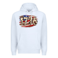 White 4th of July 1776 Premium Hoodie - Neo Western