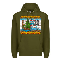 Army Green lake babe tumbler Premium Hoodie - HRA Design Shop