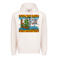 Pale Pink lake babe tumbler Premium Hoodie - HRA Design Shop
