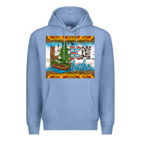 Colony Blue lake babe tumbler Premium Hoodie - HRA Design Shop