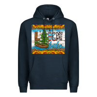 Navy lake babe tumbler Premium Hoodie - HRA Design Shop