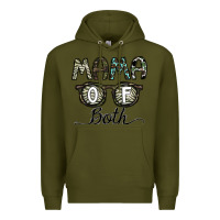 Army Green mama of both Premium Hoodie - CowhideDigitalArt