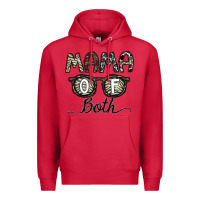 Cardinal mama of both Premium Hoodie - CowhideDigitalArt