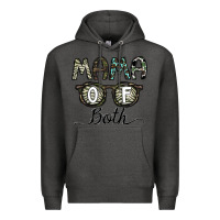 Charcoal Heather mama of both Premium Hoodie - CowhideDigitalArt