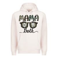 Pale Pink mama of both Premium Hoodie - CowhideDigitalArt