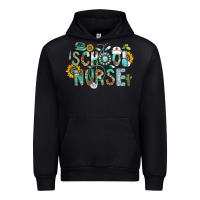 Black school nurse Urban Hoodie - CowhideDigitalArt