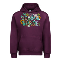 Mauve Wine school nurse Urban Hoodie - CowhideDigitalArt