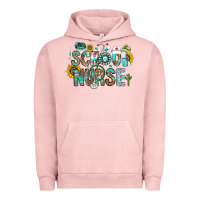 Pigment Salmon school nurse Urban Hoodie - CowhideDigitalArt