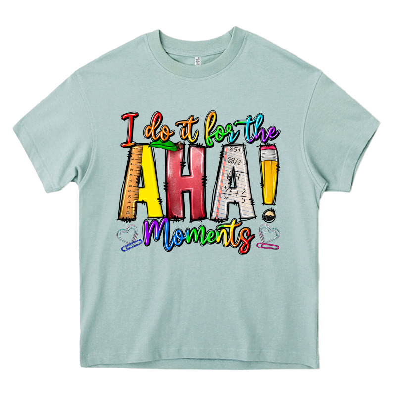 Idiot Of The Aha Moments Heavy Core Tee by CowhideDigitalArt | Teevron
