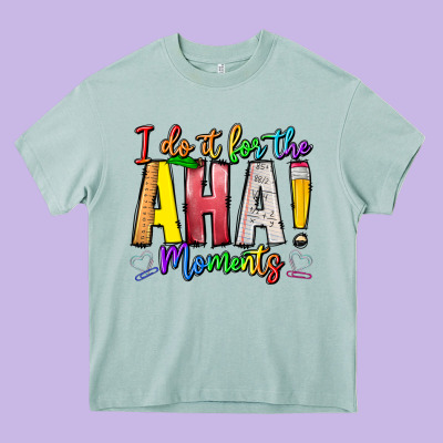 Idiot Of The Aha Moments Heavy Core Tee Designed By Cowhidedigitalart
