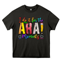 Asphalt IDiot Of The Aha Moments Heavy Core Tee - CowhideDigitalArt