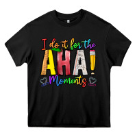 Black IDiot Of The Aha Moments Heavy Core Tee - CowhideDigitalArt