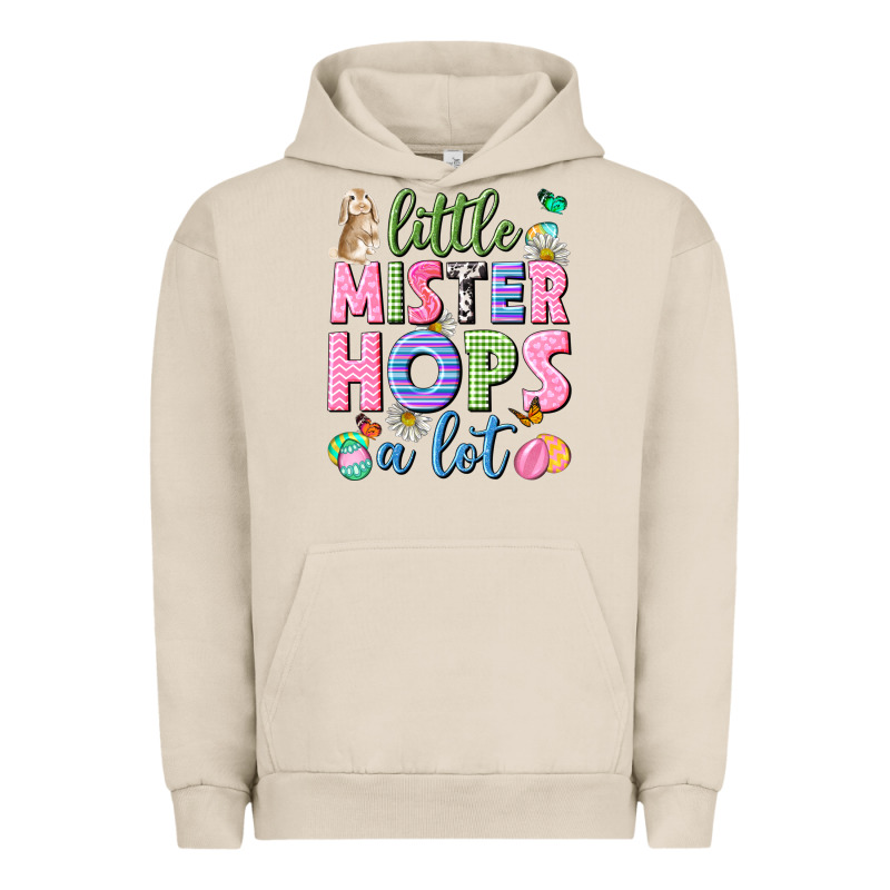 Little Mister Hops A Lot Easter Urban Hoodie by Neo Western | Teevron