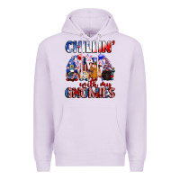 Lilac Chillin' with my gnomies 4th of July Premium Hoodie - CowGirlArtShop