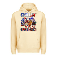 Pina Colada Chillin' with my gnomies 4th of July Premium Hoodie - CowGirlArtShop