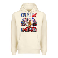 Sandshell Chillin' with my gnomies 4th of July Premium Hoodie - CowGirlArtShop