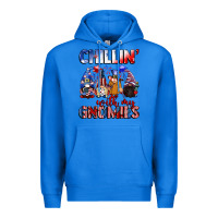 True Royal Chillin' with my gnomies 4th of July Premium Hoodie - CowGirlArtShop