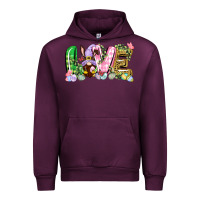 Mauve Wine Love Easter gnome Easter Day Urban Hoodie - CowGirlArtShop