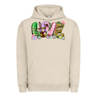 Pigment French Oak Love Easter gnome Easter Day Urban Hoodie - CowGirlArtShop