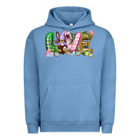 Pigment Pebble Blue Love Easter gnome Easter Day Urban Hoodie - CowGirlArtShop