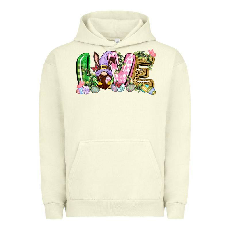 Love Easter Gnome Easter Day Urban Hoodie by CowGirlArtShop | Teevron