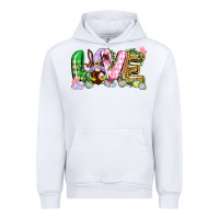 White Love Easter gnome Easter Day Urban Hoodie - CowGirlArtShop