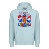 Blue Mist 4th of July America ice creams Premium Hoodie - Neo Western
