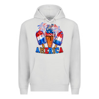 Dove Grey 4th of July America ice creams Premium Hoodie - Neo Western