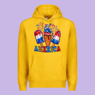 4th Of July America Ice Creams Premium Hoodie Designed By Neo Western