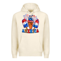 Tofu 4th of July America ice creams Premium Hoodie - Neo Western