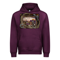 Mauve Wine desert darlin Urban Hoodie - SublimationCraftShop
