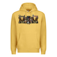 Antique Gold proud army mom Premium Hoodie - SublimationCraftShop
