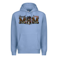 Colony Blue proud army mom Premium Hoodie - SublimationCraftShop