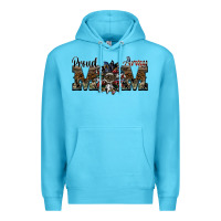 Ocean Blue proud army mom Premium Hoodie - SublimationCraftShop